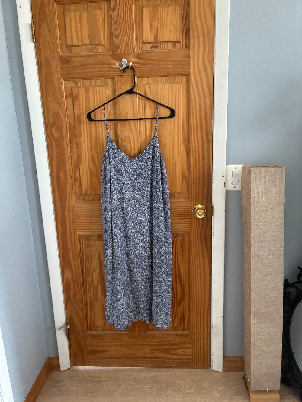 Gap midi floral slip dress, size medium